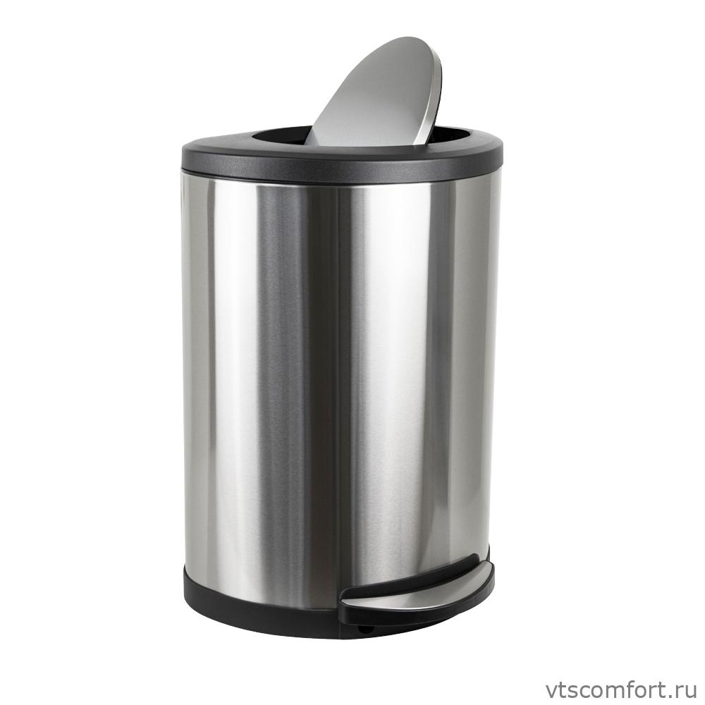 Фото САНАКС 10118 Ведро для мусора овальное с педалью 45 литров с вращающейся крышкой Изображение САНАКС 10118 Ведро для мусора овальное с педалью 45 литров с вращающейся крышкой