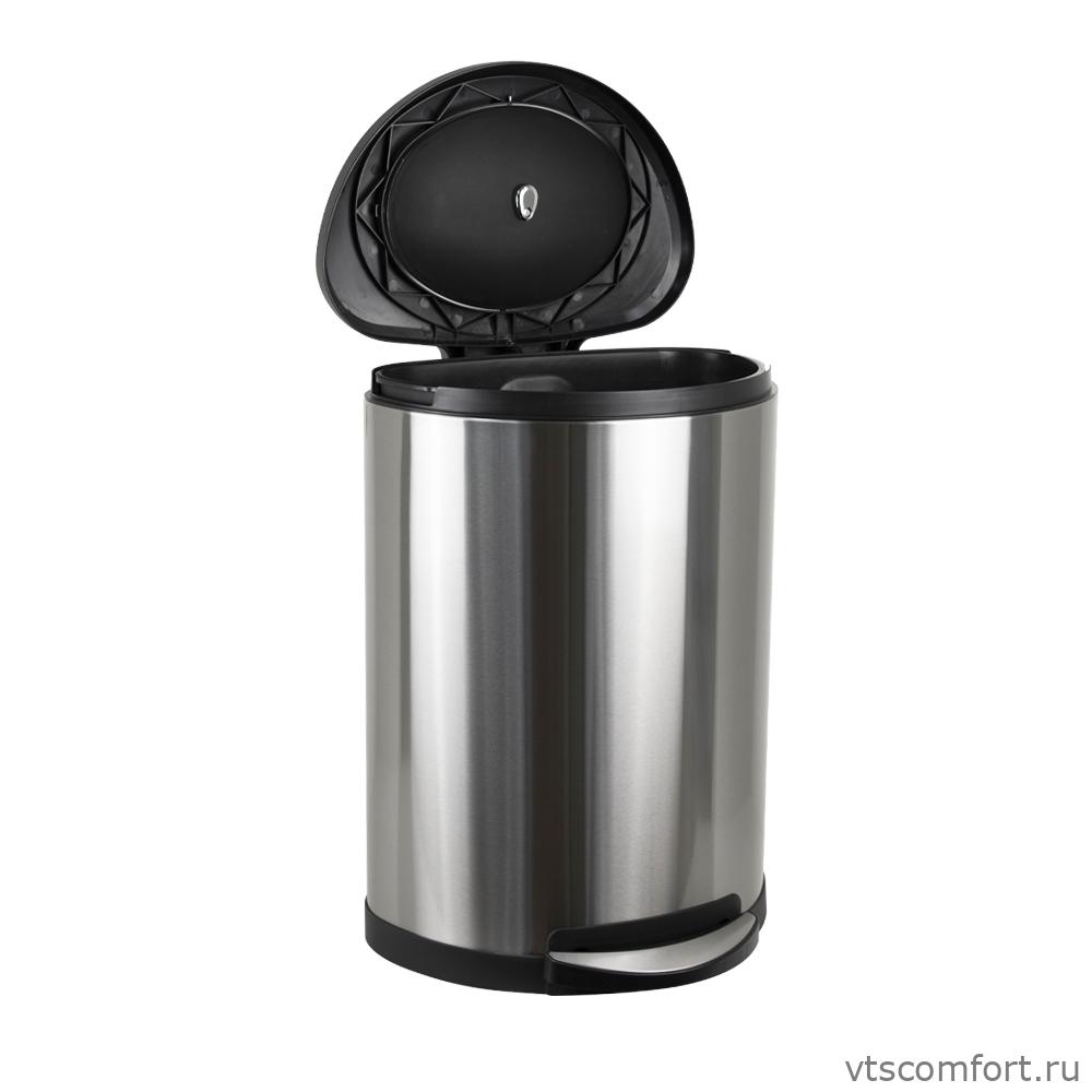 Фото САНАКС 10118 Ведро для мусора овальное с педалью 45 литров с вращающейся крышкой Изображение САНАКС 10118 Ведро для мусора овальное с педалью 45 литров с вращающейся крышкой