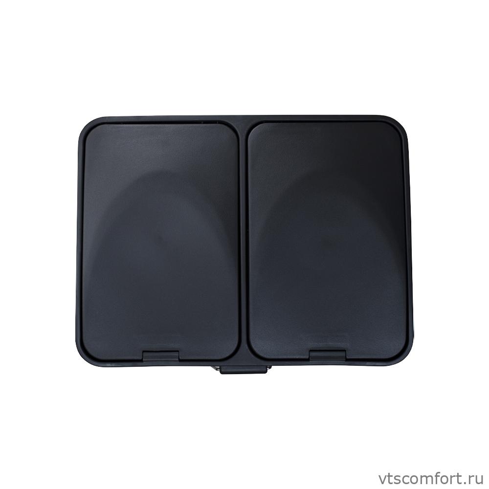 Фото Санакс 10230 Урна для раздельного сбора мусора из нержавеющей стали 410 2 бака по 15 литров Изображение Санакс 10230 Урна для раздельного сбора мусора из нержавеющей стали 410 2 бака по 15 литров