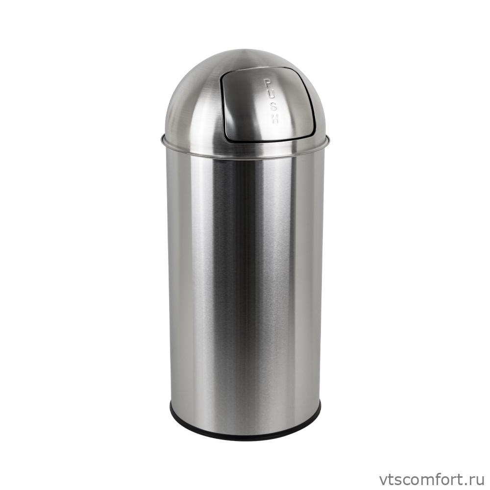 Фото САНАКС 11225 Бак Push bin для мусора из нержавеющей стали 25 литров Изображение САНАКС 11225 Бак Push bin для мусора из нержавеющей стали 25 литров