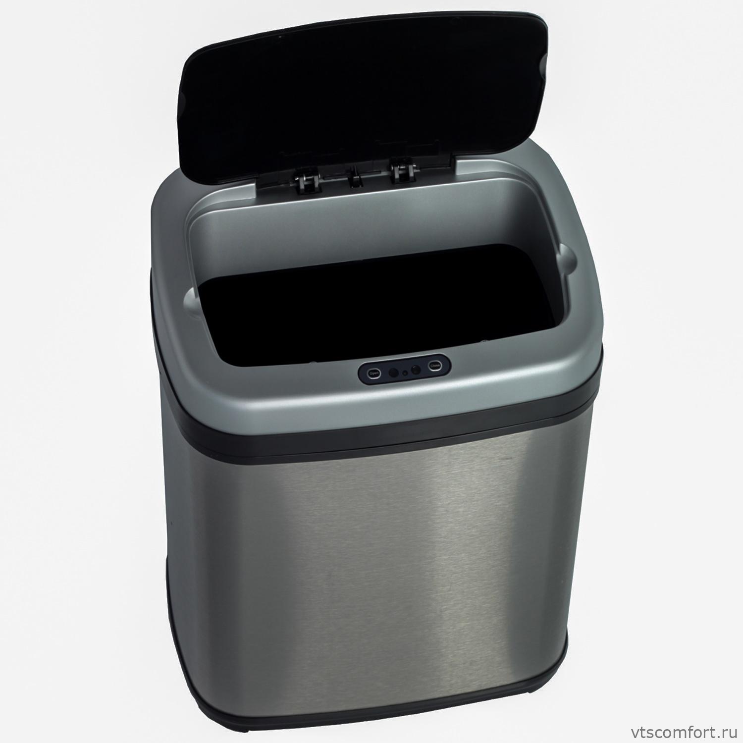 Фото Сенсорная урна Ksitex AGB-20M матовая 20 литров металл Изображение Сенсорная урна Ksitex AGB-20M матовая 20 литров металл