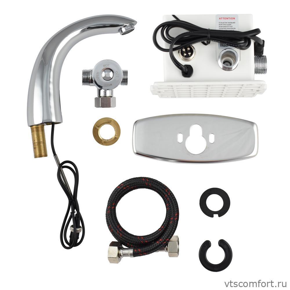 Фото Смеситель сенсорный Brimix 083 на раковину с регулировкой температуры воды Изображение Смеситель сенсорный Brimix 083 на раковину с регулировкой температуры воды