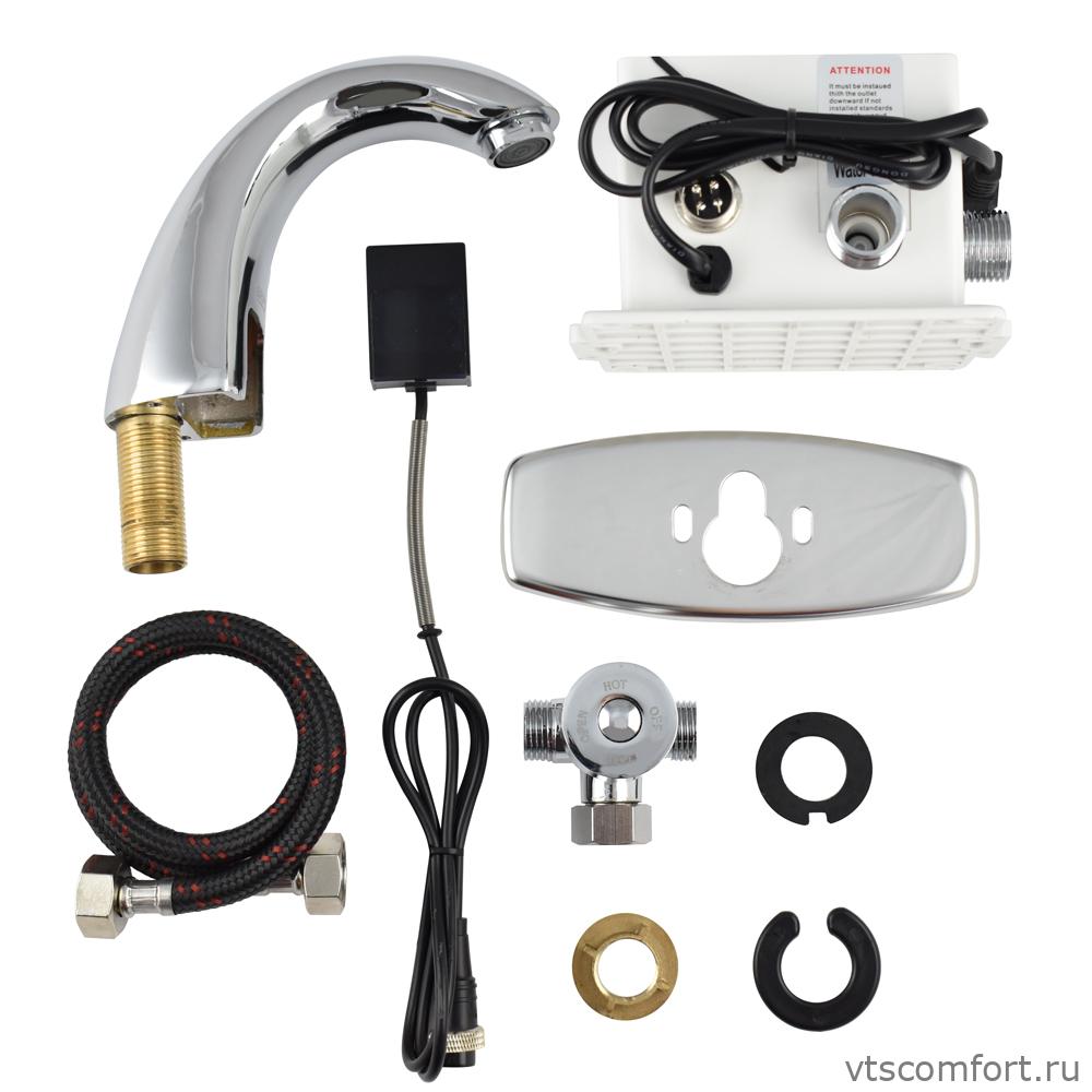 Фото Смеситель сенсорный Brimix 089 на раковину с регулировкой температуры воды Изображение Смеситель сенсорный Brimix 089 на раковину с регулировкой температуры воды