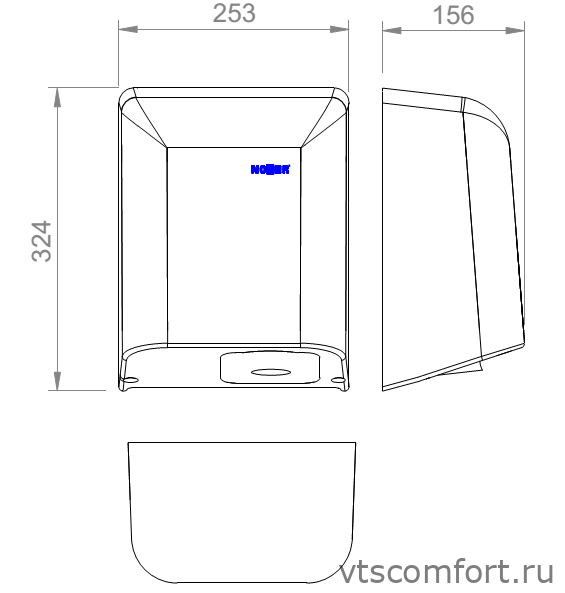 Фото Сушилка для рук NOFER FUGA 01851.S металл матовая высокоскоростная Изображение Сушилка для рук NOFER FUGA 01851.S металл матовая высокоскоростная