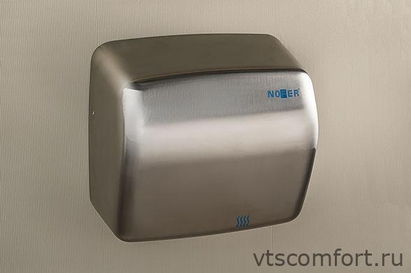 Фото Сушилка для рук NOFER KAI 01251.S металл матовая автоматическая Изображение Сушилка для рук NOFER KAI 01251.S металл матовая автоматическая
