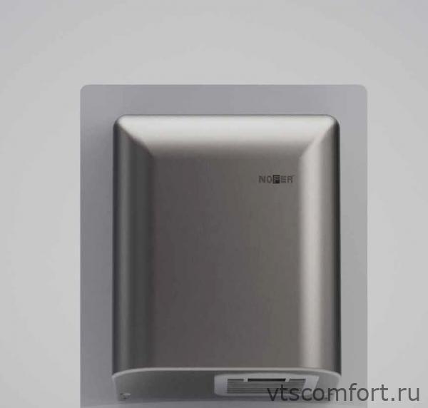 Фото Сушилка для рук NOFER BIG FLOW 01451.S сталь матовая автоматическая Изображение Сушилка для рук NOFER BIG FLOW 01451.S сталь матовая автоматическая