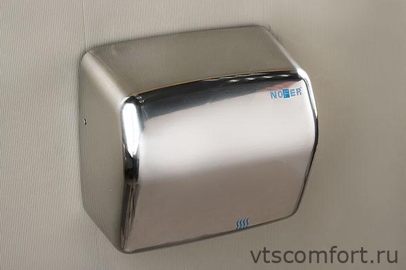 Фото Сушилка для рук NOFER KAI 01251.B металл глянцевая автоматическая Изображение Сушилка для рук NOFER KAI 01251.B металл глянцевая автоматическая