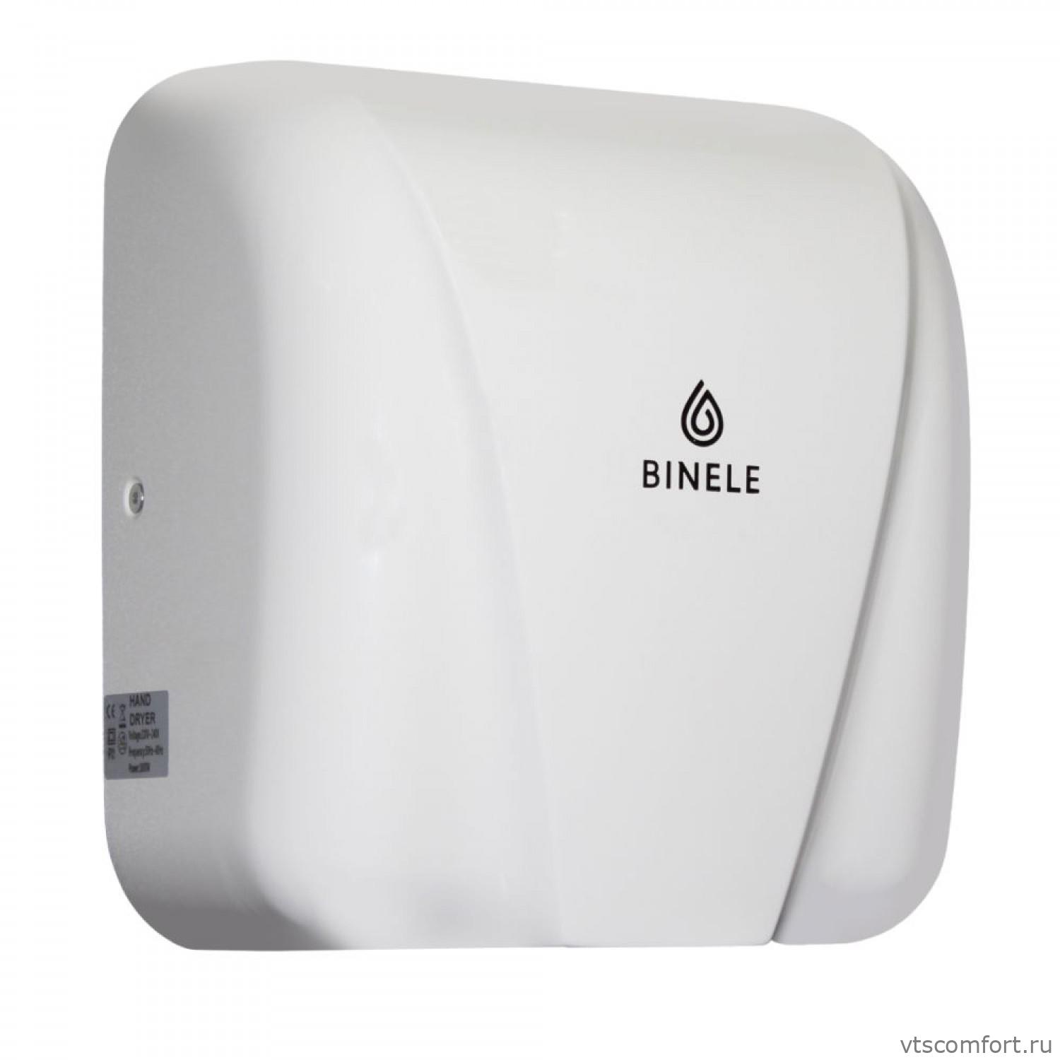 Фото Сушилка для рук высокоскоростная Binele HH02SW rSpeed сталь белая Изображение Сушилка для рук высокоскоростная Binele HH02SW rSpeed сталь белая