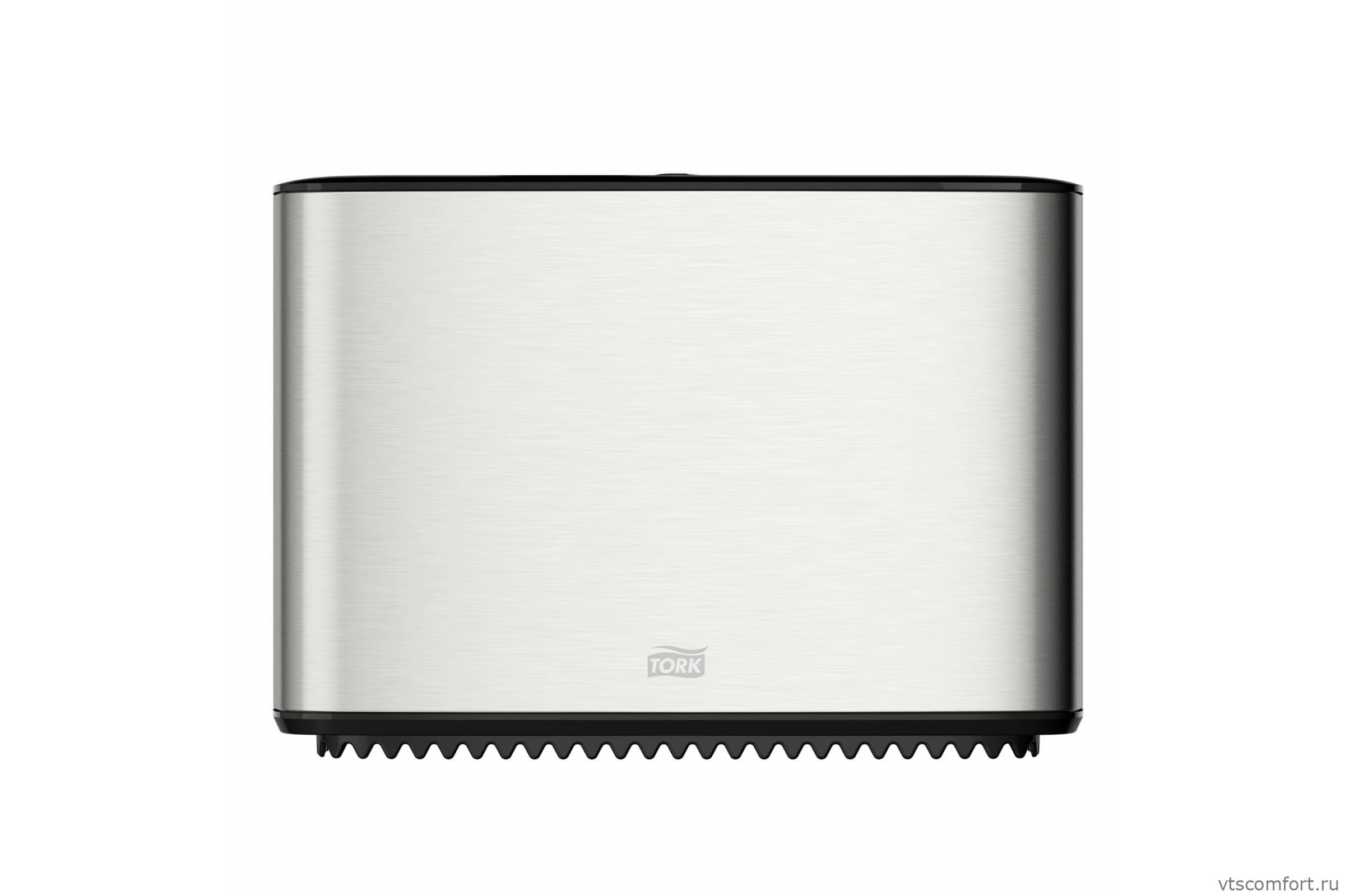 Фото TORK 460006 диспенсер для туалетной бумаги система T2 матовый металл Изображение TORK 460006 диспенсер для туалетной бумаги система T2 матовый металл