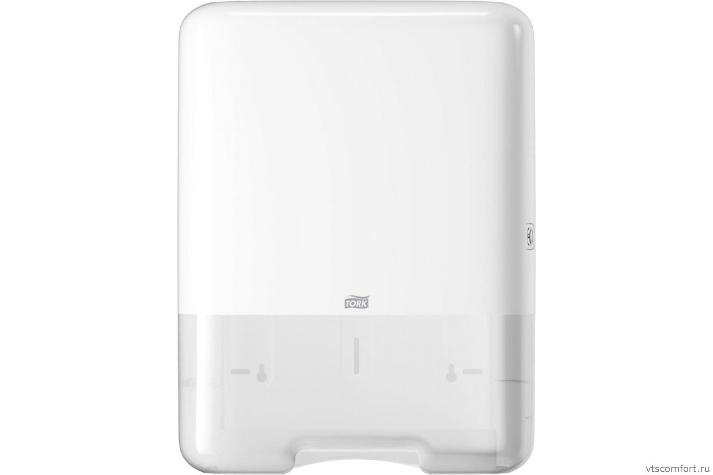 Фото Tork 553000 диспенсер для полотенец Система H3 сложения Singlefold ZZ и С Изображение Tork 553000 диспенсер для полотенец Система H3 сложения Singlefold ZZ и С