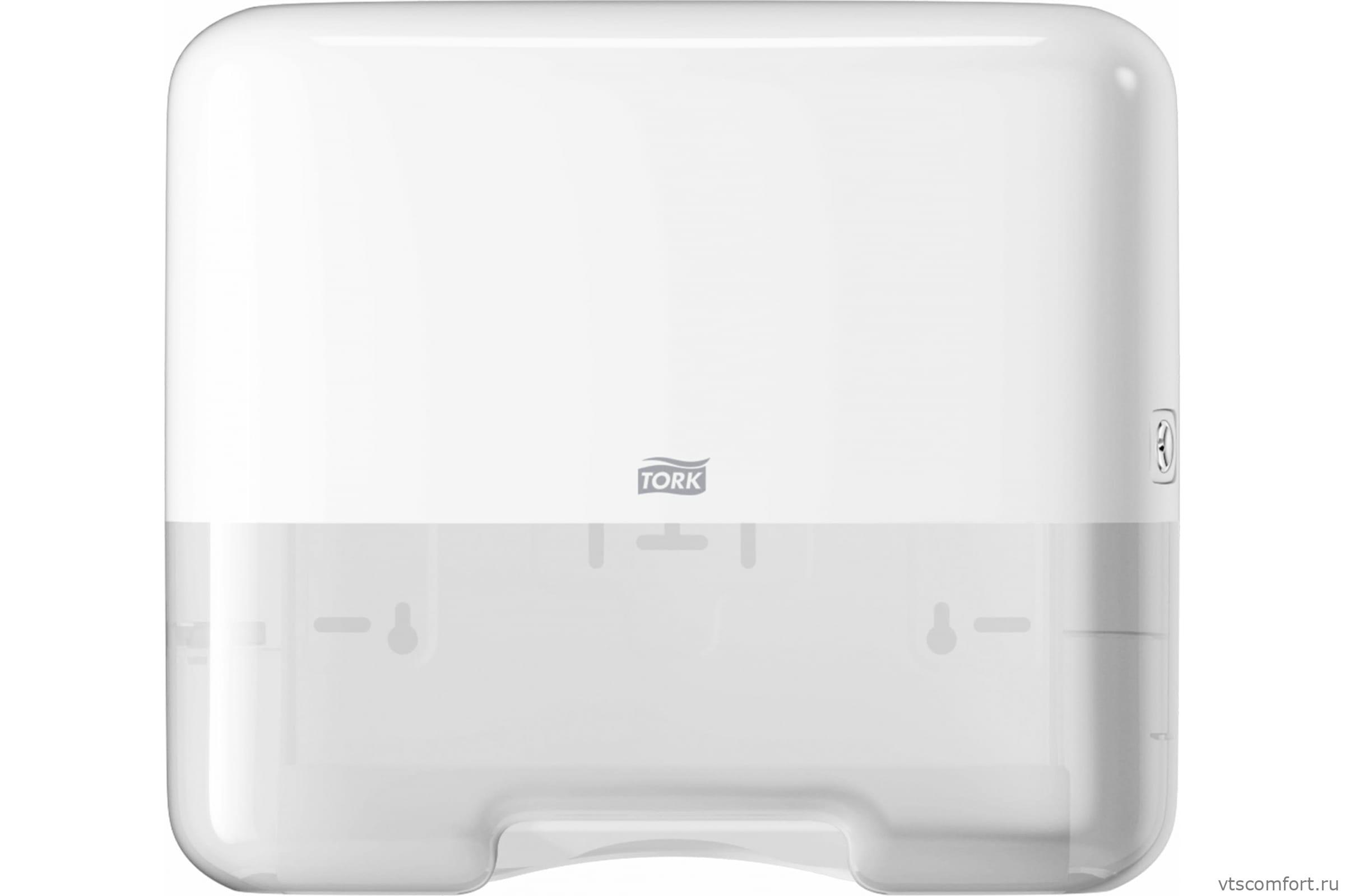 Фото Tork 553100 диспенсер для полотенец Система H3 сложения Singlefold ZZ и С мини Изображение Tork 553100 диспенсер для полотенец Система H3 сложения Singlefold ZZ и С мини