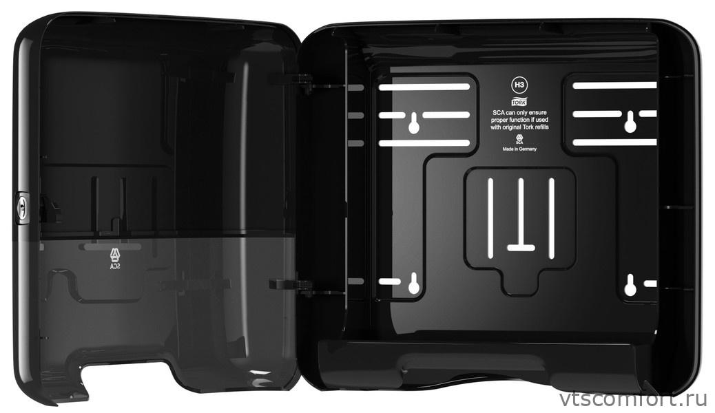 Фото Tork 553108 диспенсер для полотенец Система H3 сложения Singlefold ZZ и С мини Изображение Tork 553108 диспенсер для полотенец Система H3 сложения Singlefold ZZ и С мини