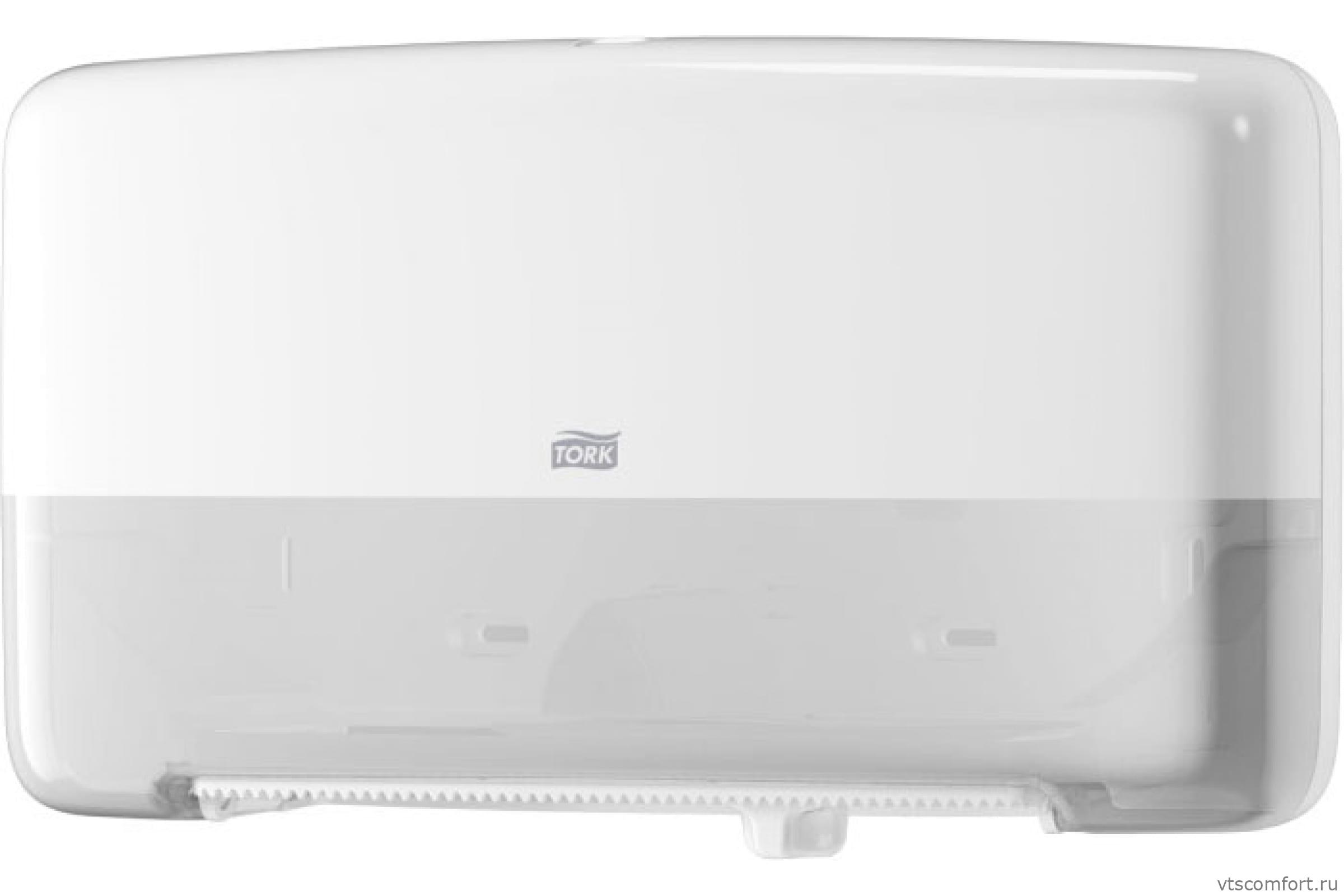 Фото TORK 555500 диспенсер для туалетной бумаги система T2 для двух рулонов Изображение TORK 555500 диспенсер для туалетной бумаги система T2 для двух рулонов