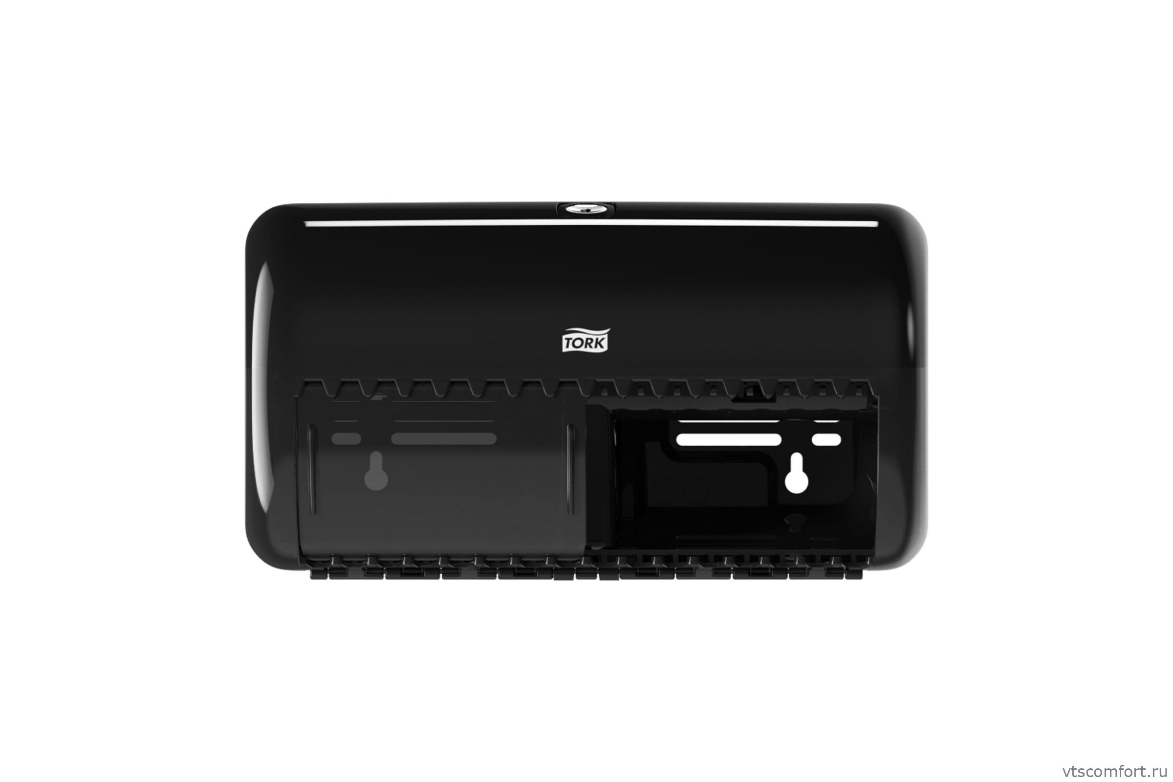 Фото TORK 557008 диспенсер для туалетной бумаги Система T4 для двух рулонов Изображение TORK 557008 диспенсер для туалетной бумаги Система T4 для двух рулонов