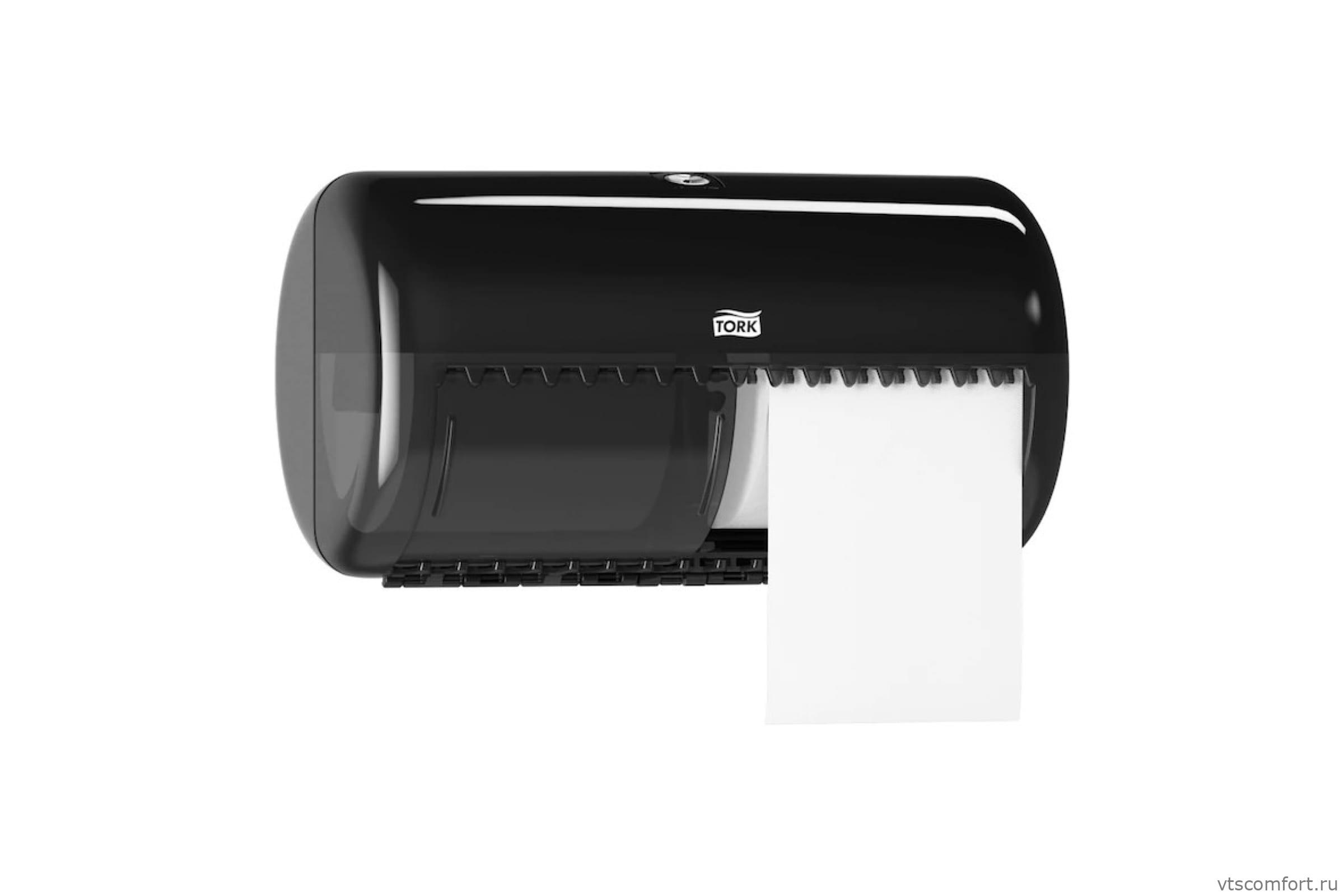 Фото TORK 557008 диспенсер для туалетной бумаги Система T4 для двух рулонов Изображение TORK 557008 диспенсер для туалетной бумаги Система T4 для двух рулонов