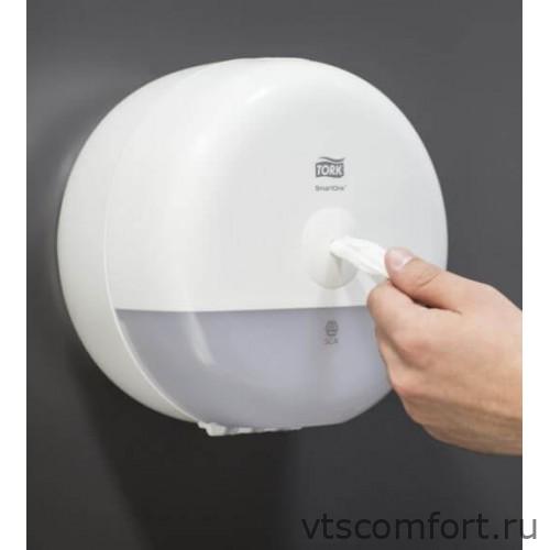 Фото TORK SmartOne® 681000 диспенсер для рулонной туалетной бумаги система T9 Изображение TORK SmartOne® 681000 диспенсер для рулонной туалетной бумаги система T9