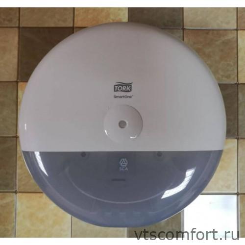 Фото TORK SmartOne® 681000 диспенсер для рулонной туалетной бумаги система T9 Изображение TORK SmartOne® 681000 диспенсер для рулонной туалетной бумаги система T9