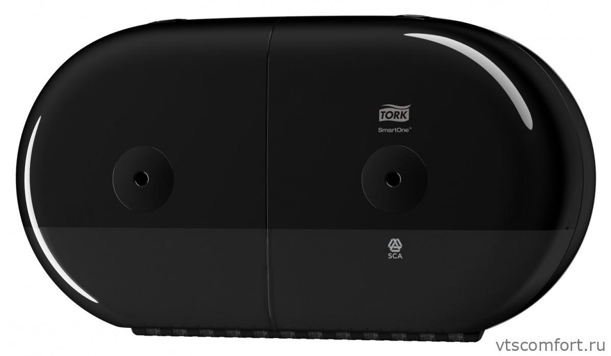 Фото TORK SmartOne® 682008 диспенсер для рулонной туалетной бумаги система T9 двойной Изображение TORK SmartOne® 682008 диспенсер для рулонной туалетной бумаги система T9 двойной