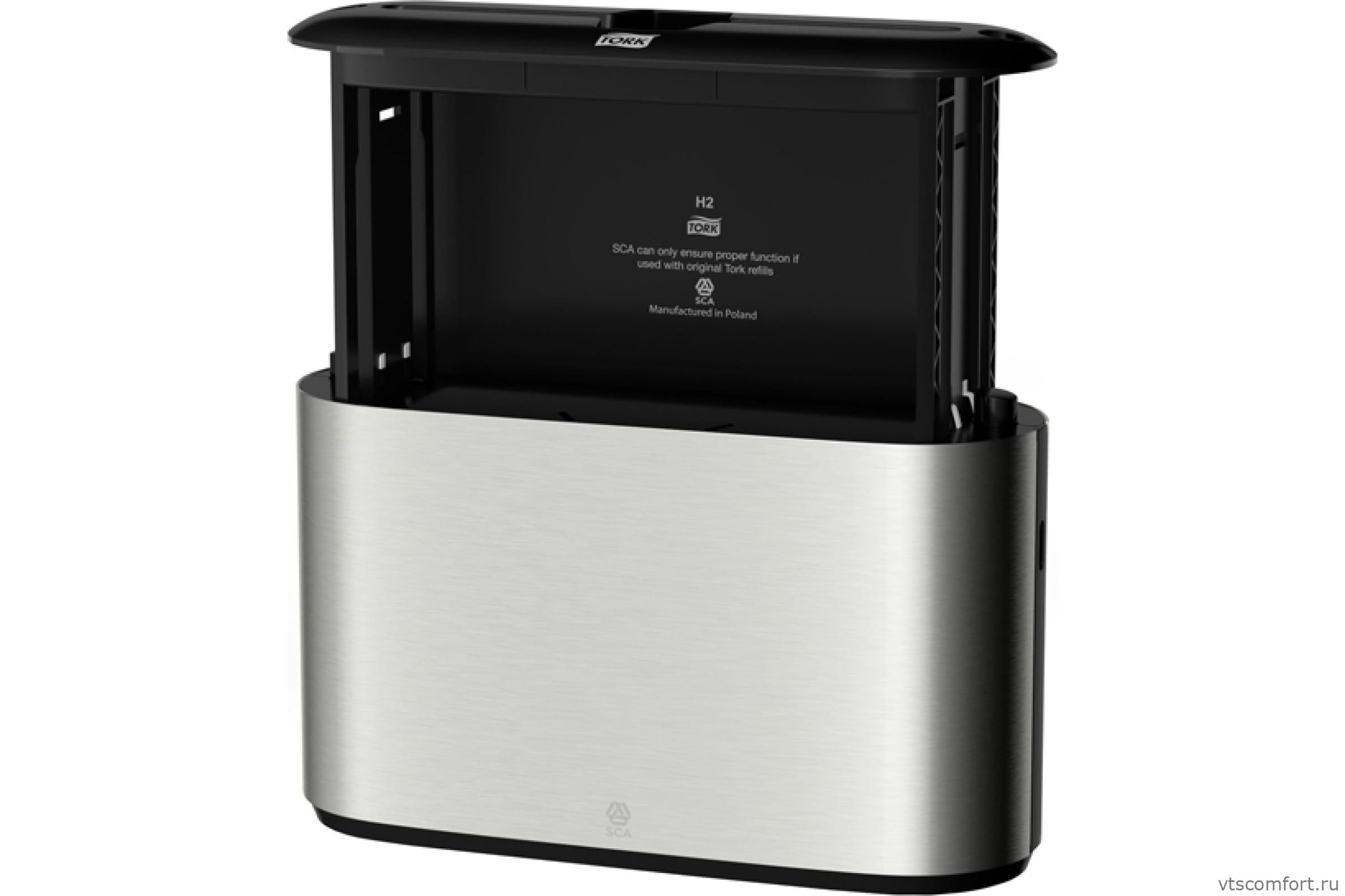 Фото Tork Xpress 460005 диспенсер для полотенец Система H2 сложения Multifold настольный Изображение Tork Xpress 460005 диспенсер для полотенец Система H2 сложения Multifold настольный