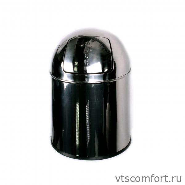 Фото Урна для мусора NOFER 14114.10.B 10 л нержавейка Изображение Урна для мусора NOFER 14114.10.B 10 л нержавейка