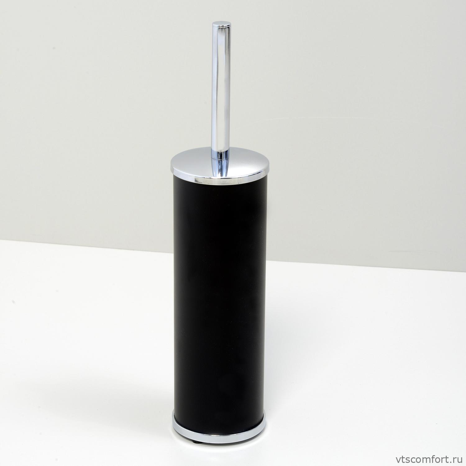 Фото WasserKraft K-1027BLACK Щетка для унитаза напольная Изображение WasserKraft K-1027BLACK Щетка для унитаза напольная