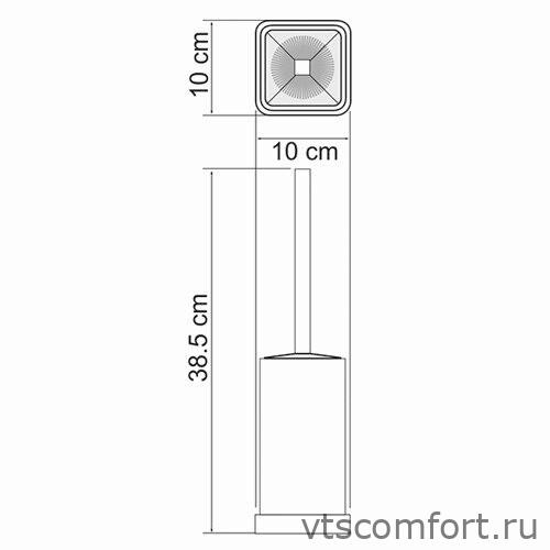 Фото WasserKraft K-1037 Щетка для унитаза напольная Изображение WasserKraft K-1037 Щетка для унитаза напольная
