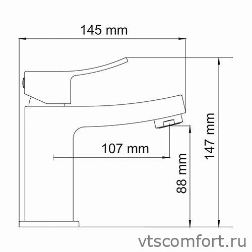 Фото WasserKraft Aller 1064 Смеситель для умывальника Изображение WasserKraft Aller 1064 Смеситель для умывальника