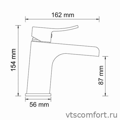 Фото WasserKraft Aller 1069 Каскадный смеситель для умывальника Изображение WasserKraft Aller 1069 Каскадный смеситель для умывальника