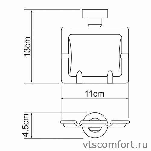 Фото WasserKraft K-1081 Емкость для мусора и пепла Изображение WasserKraft K-1081 Емкость для мусора и пепла