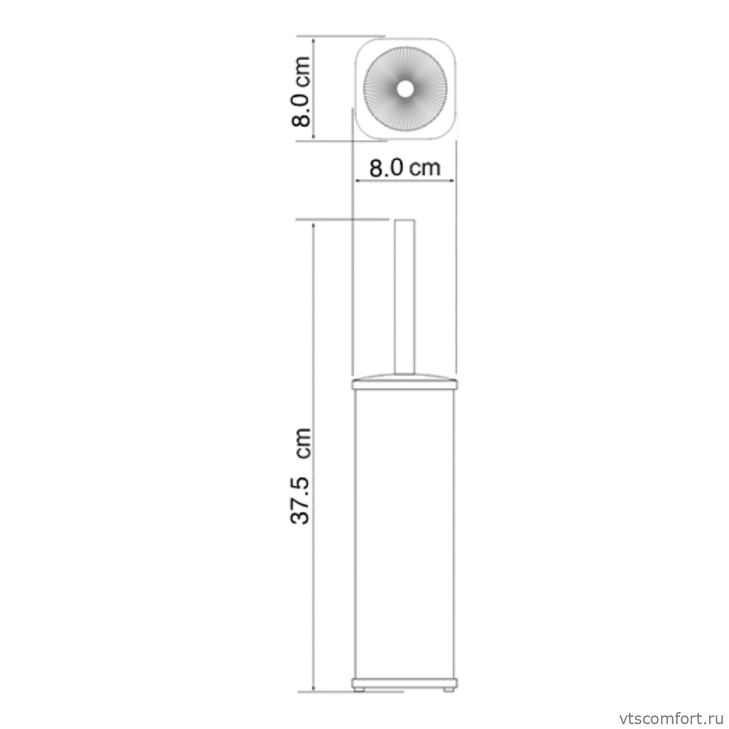 Фото WasserKraft K-1137 Щетка для унитаза напольная Изображение WasserKraft K-1137 Щетка для унитаза напольная