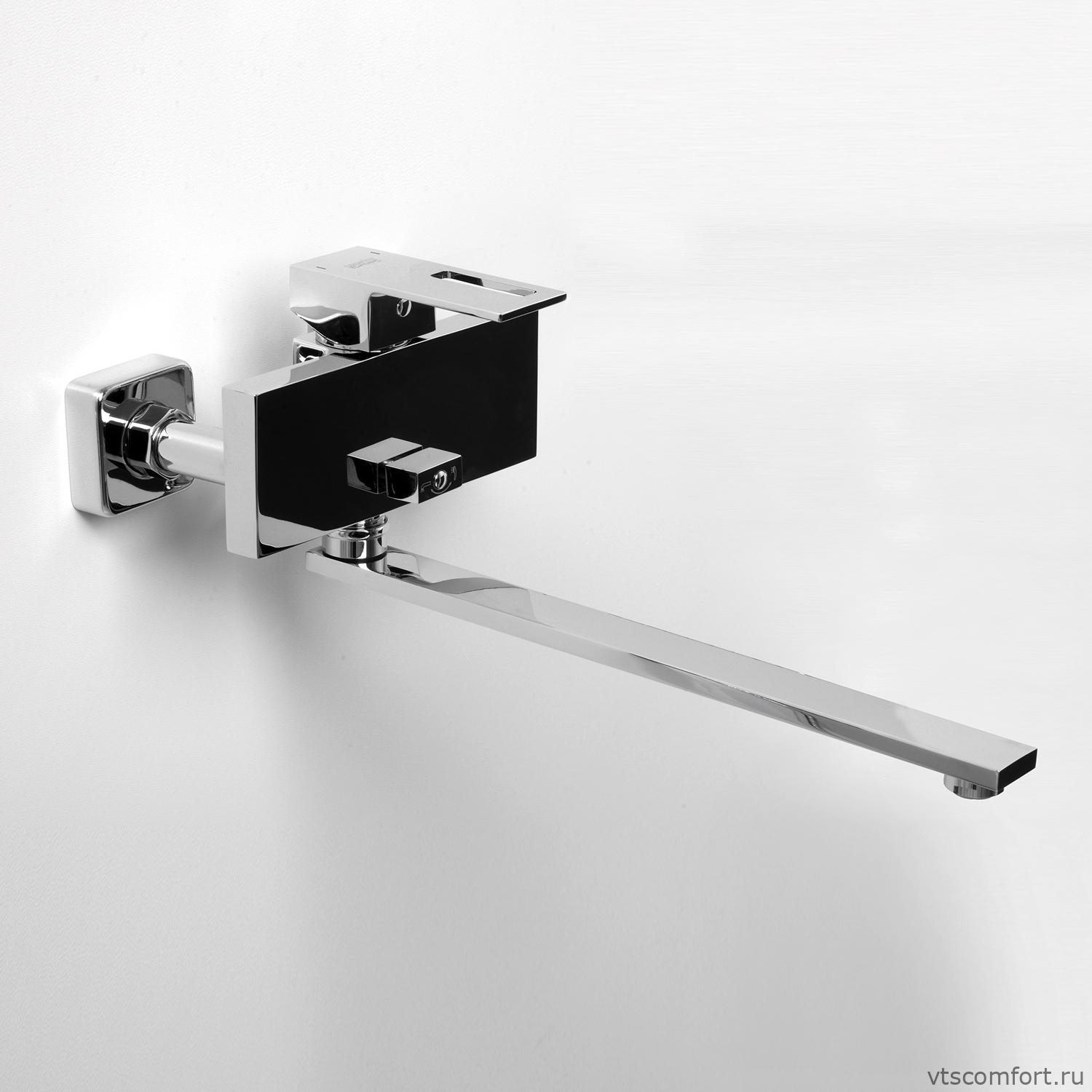 Фото WasserKraft Alme 1502L Смеситель для ванны с длинным изливом Изображение WasserKraft Alme 1502L Смеситель для ванны с длинным изливом