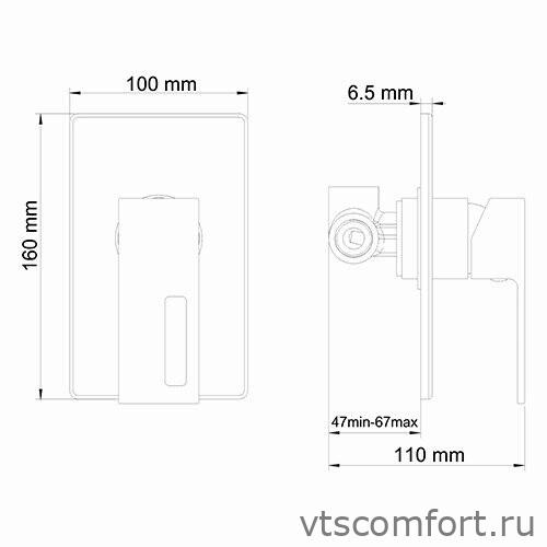 Фото WasserKraft Alme 1551 Смеситель для душа Изображение WasserKraft Alme 1551 Смеситель для душа