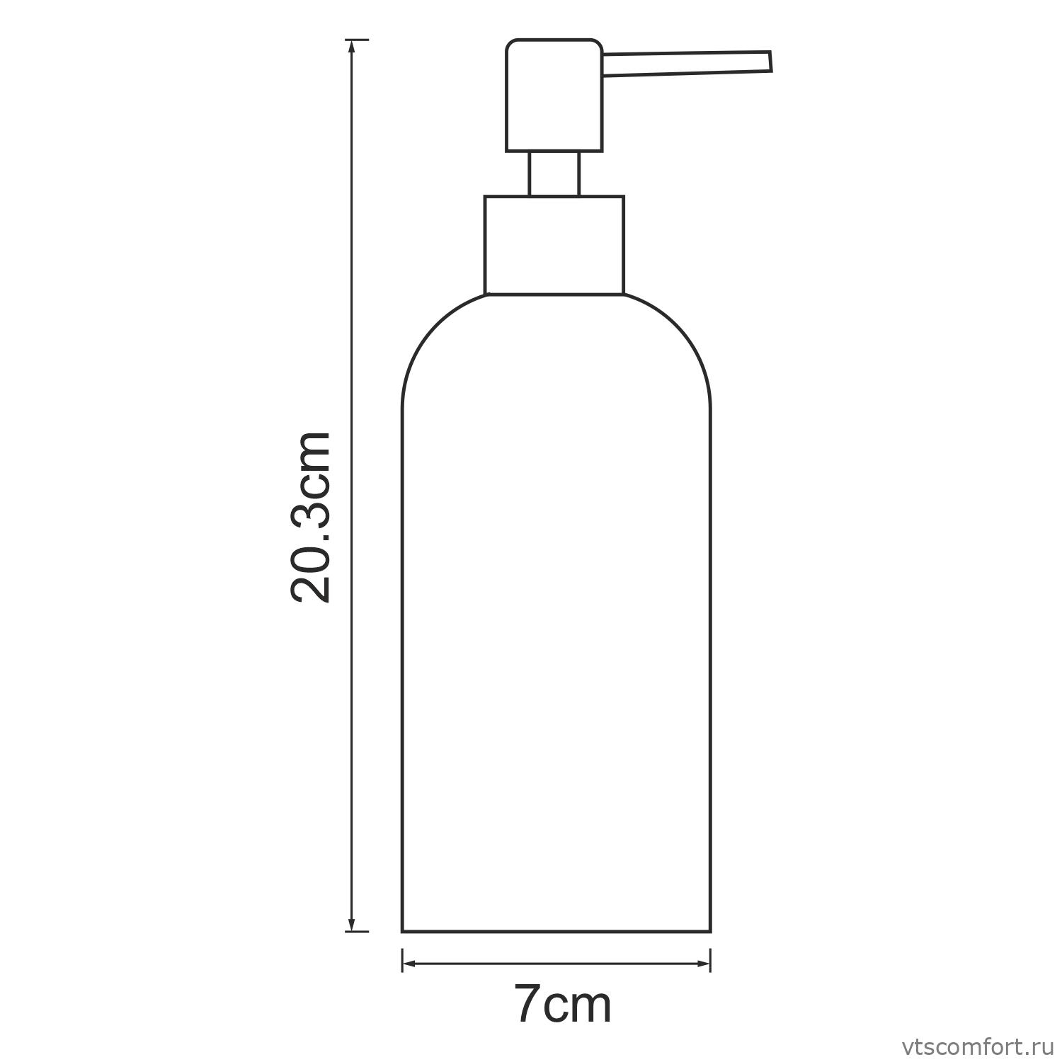 Фото WasserKraft Neime K-1999 Дозатор для жидкого мыла Изображение WasserKraft Neime K-1999 Дозатор для жидкого мыла