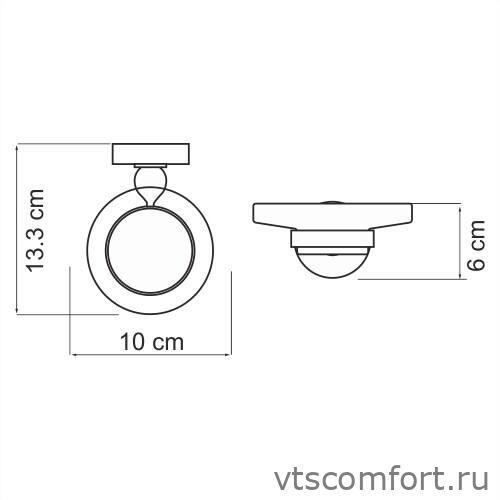 Фото WasserKraft Diemel K-2229 Мыльница Изображение WasserKraft Diemel K-2229 Мыльница