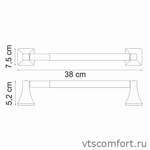 Фото WasserKraft Wern K-2591 (ранее К-2522D) Держатель бумажных полотенец Изображение WasserKraft Wern K-2591 (ранее К-2522D) Держатель бумажных полотенец