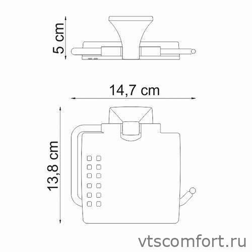 Фото WasserKraft Wern K-2525 Держатель туалетной бумаги Изображение WasserKraft Wern K-2525 Держатель туалетной бумаги
