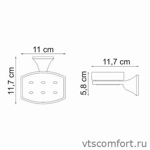 Фото WasserKraft Wern K-2529 Мыльница Изображение WasserKraft Wern K-2529 Мыльница