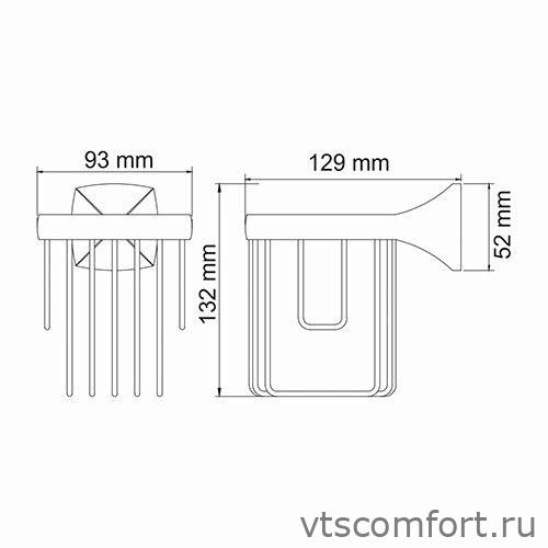Фото WasserKraft Wern K-2545 Держатель освежителя воздуха Изображение WasserKraft Wern K-2545 Держатель освежителя воздуха
