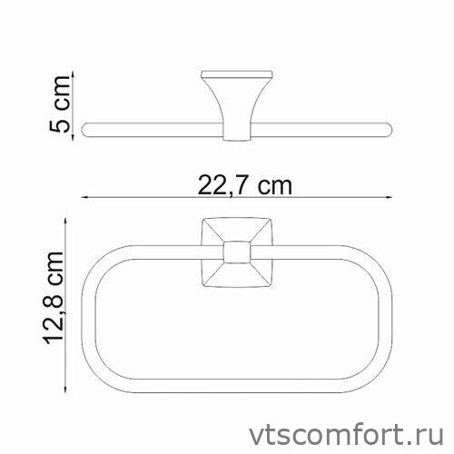 Фото WasserKraft Wern K-2560 Держатель полотенец Изображение WasserKraft Wern K-2560 Держатель полотенец
