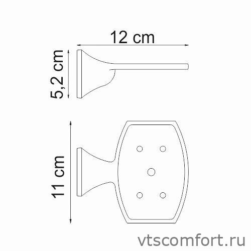 Фото WasserKraft Wern K-2569 Мыльница решетка Изображение WasserKraft Wern K-2569 Мыльница решетка