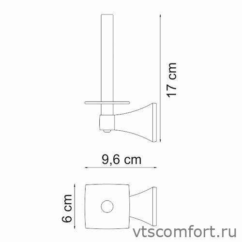 Фото WasserKraft Wern K-2597 Держатель туалетной бумаги Изображение WasserKraft Wern K-2597 Держатель туалетной бумаги