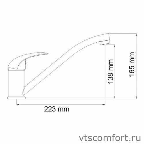 Фото WasserKraft Isen 2607 Смеситель для кухни Изображение WasserKraft Isen 2607 Смеситель для кухни