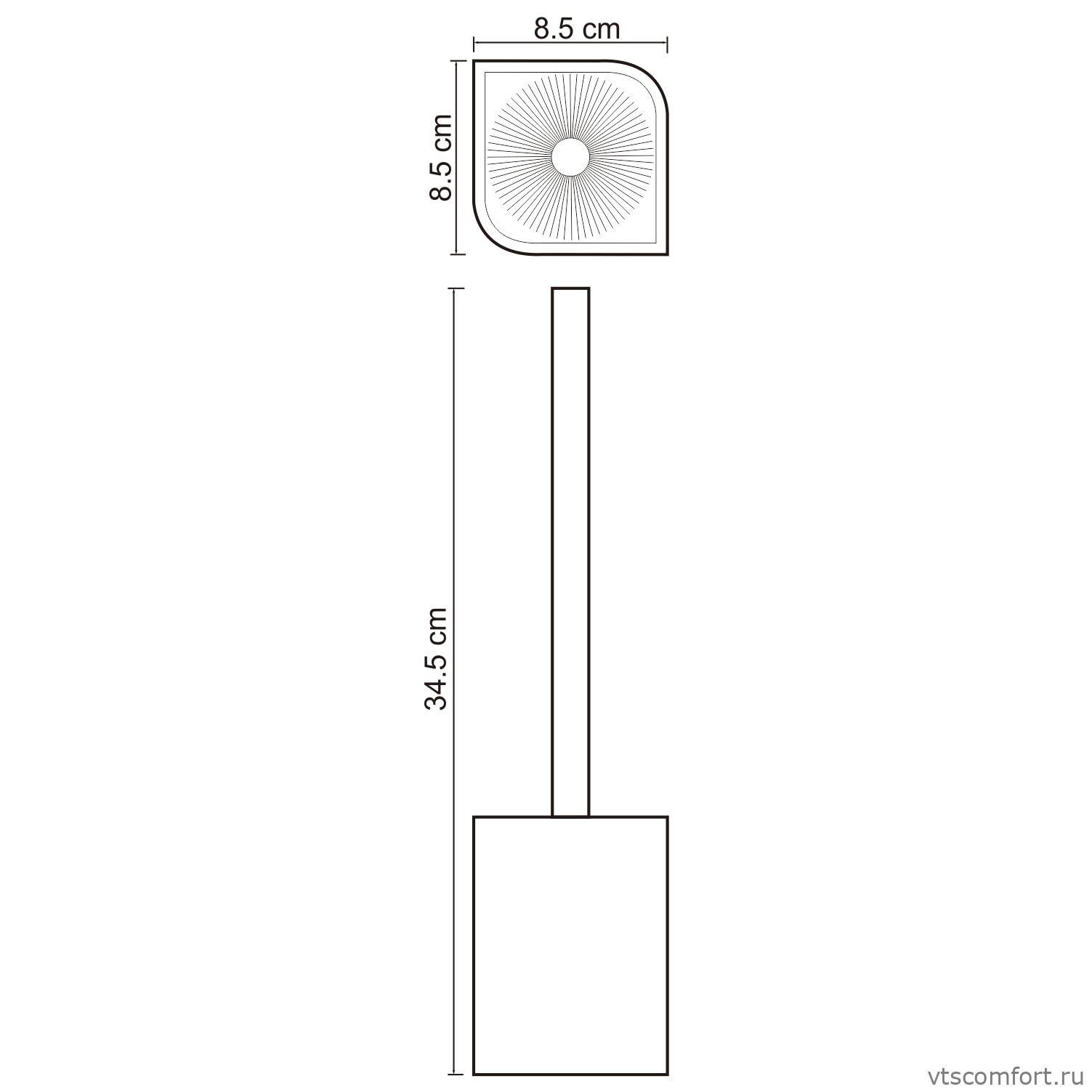 Фото WasserKraft Elba K-2727 Щетка для унитаза Изображение WasserKraft Elba K-2727 Щетка для унитаза