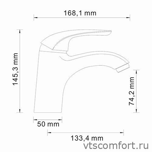 Фото WasserKraft Rossel 2803 Смеситель для умывальника Изображение WasserKraft Rossel 2803 Смеситель для умывальника