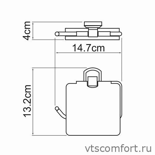 Фото WasserKraft Oder K-3025 Держатель туалетной бумаги Изображение WasserKraft Oder K-3025 Держатель туалетной бумаги