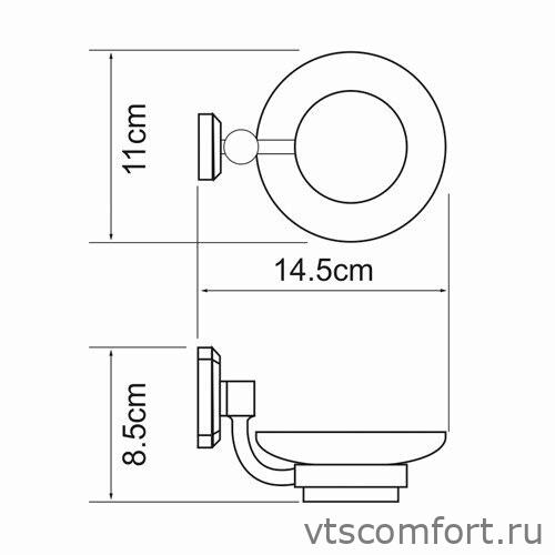 Фото WasserKraft Oder K-3029 Мыльница Изображение WasserKraft Oder K-3029 Мыльница