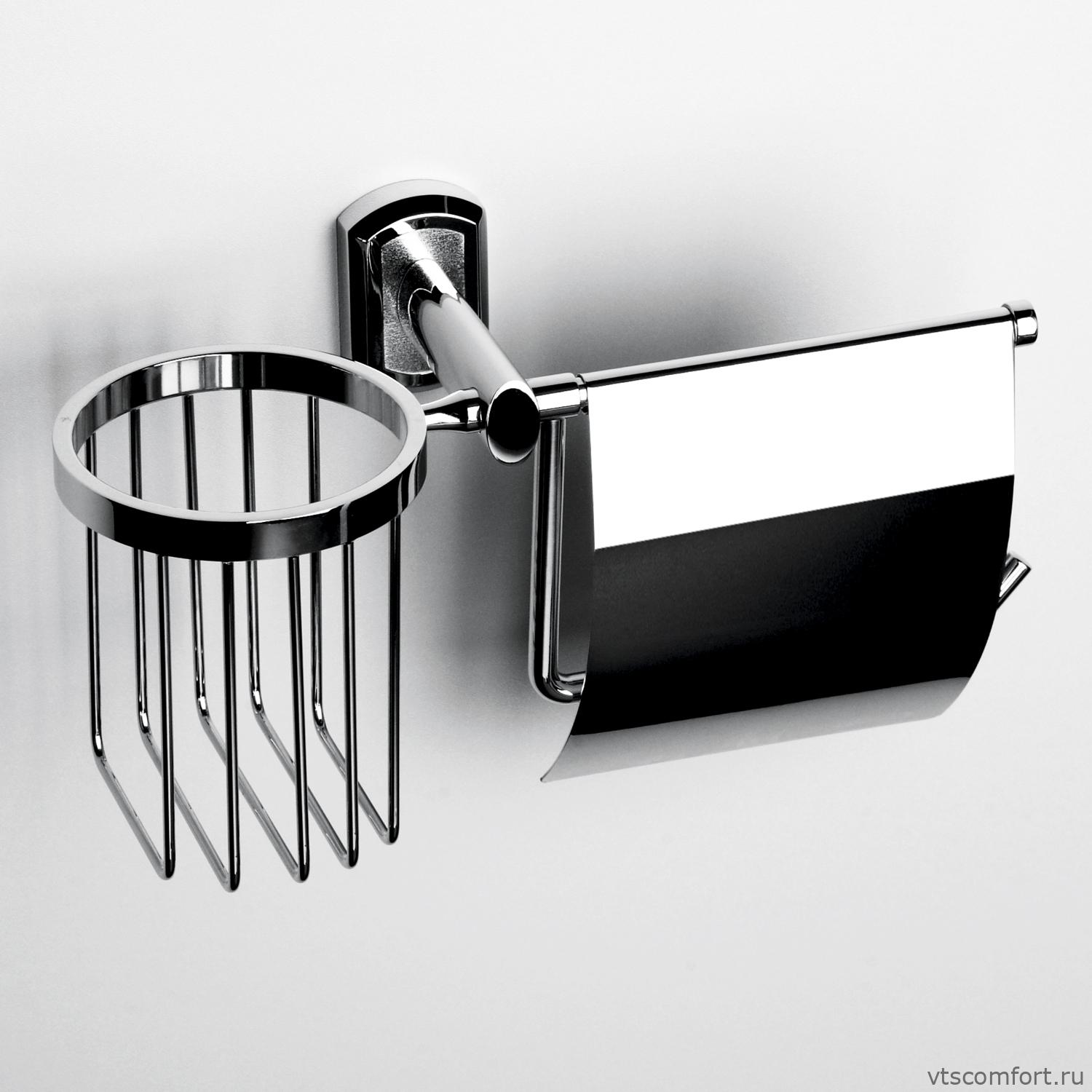 Фото WasserKraft Oder K-3059 Держатель туалетной бумаги и освежителя Изображение WasserKraft Oder K-3059 Держатель туалетной бумаги и освежителя