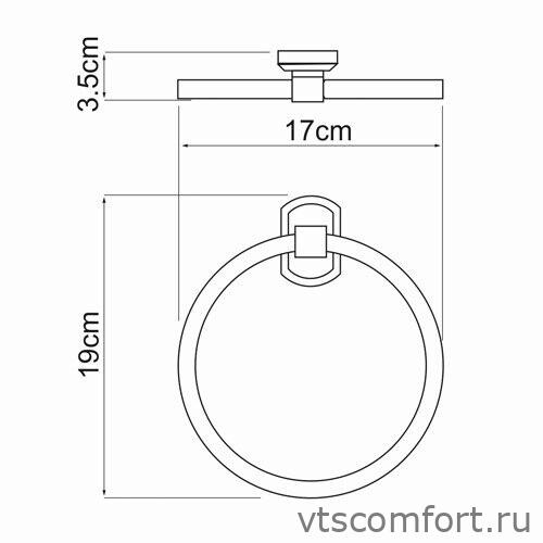 Фото WasserKraft Oder K-3060 Держатель полотенец Изображение WasserKraft Oder K-3060 Держатель полотенец