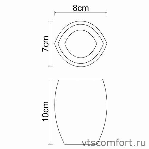 Фото WasserKraft Eider K-33328 Стакан для зубных щеток Изображение WasserKraft Eider K-33328 Стакан для зубных щеток