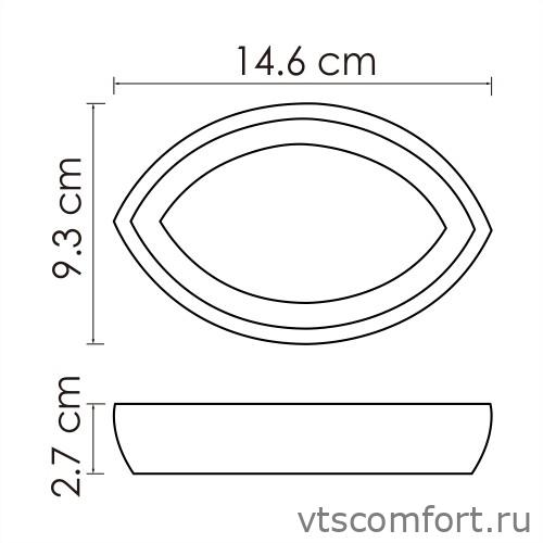 Фото WasserKraft Eider K-33329 Мыльница Изображение WasserKraft Eider K-33329 Мыльница